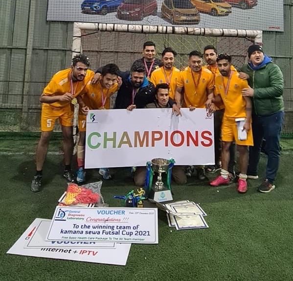 Winner of Kamana Sewa Futsal Cup 2021